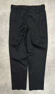 画像1: 90'S LANDS' END ツープリーツ チノパンツ ブラック USA製 (MINT CONDITION)