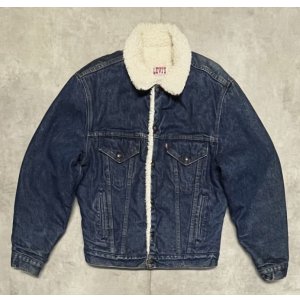 画像: 80'S LEVIS 70608 裏地ボア付き デニムジャケット インディゴ USA製 (VINTAGE)