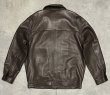 画像6: 90'S RALPH LAUREN チンスト付き 裏地付き レザー ドリズラージャケット ブラウン (VINTAGE)