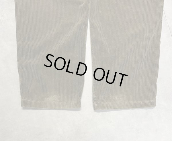 画像4: 90'S RALPH LAUREN "ANDREW PANT" ツープリーツ 太畝 コーデュロイパンツ オリーブ (VINTAGE)