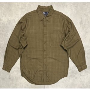 画像: 90'S RALPH LAUREN "CHATFIELD SPORT" ロゴ無し レギュラーカラーシャツ チェック柄 (VINTAGE)