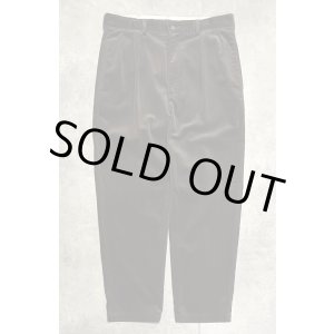 画像: 90'S RALPH LAUREN "ANDREW PANT" ツープリーツ 太畝 コーデュロイパンツ ブラウン (MINT CONDITION)