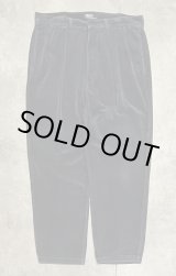 画像: 90'S RALPH LAUREN "ANDREW PANT" ツープリーツ 太畝 コーデュロイパンツ ネイビー (VINTAGE)