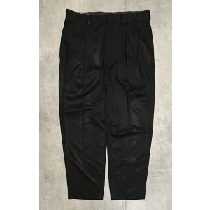 画像: 90'S RALPH LAUREN ツープリーツ スラックス ブラック W36L30 (VINTAGE)