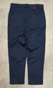画像1: 70'S DICKIES 874 チビタグ ワークパンツ ネイビー TALONアルミジップ W34L32 USA製 (VINTAGE)