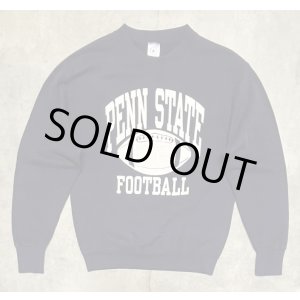 画像: 90'S DELTA "PENN STATE FOOTBALL" スウェットシャツ ネイビー USA製 (VINTAGE)