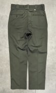 画像1: 80'S DICKIES 874 チビタグ ワークパンツ オリーブ W33L31 USA製 (VINTAGE)