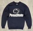 画像1: 90'S THE COTTON EXCHANGE "PENN STATE" スウェットシャツ ネイビー USA製 (VINTAGE)