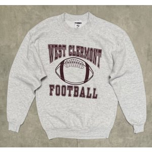 画像: 90'S JERZEES "WEST CLERMONT FOOTBALL" スウェットシャツ アッシュグレー (VINTAGE)