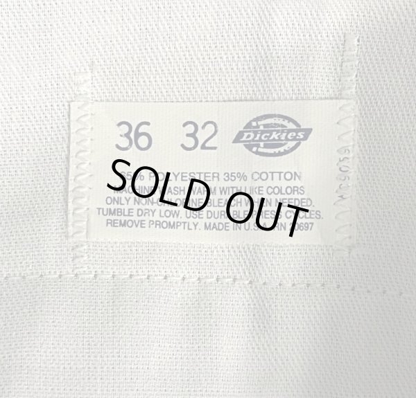 画像4: 80'S DICKIES 874 チビタグ ワークパンツ ベージュ W36L32 USA製 (VINTAGE)
