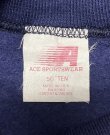 画像2: 90'S ACE SPORTSWEAR ラグランスリーブ 半袖 スウェットシャツ ネイビー USA製 (VINTAGE)