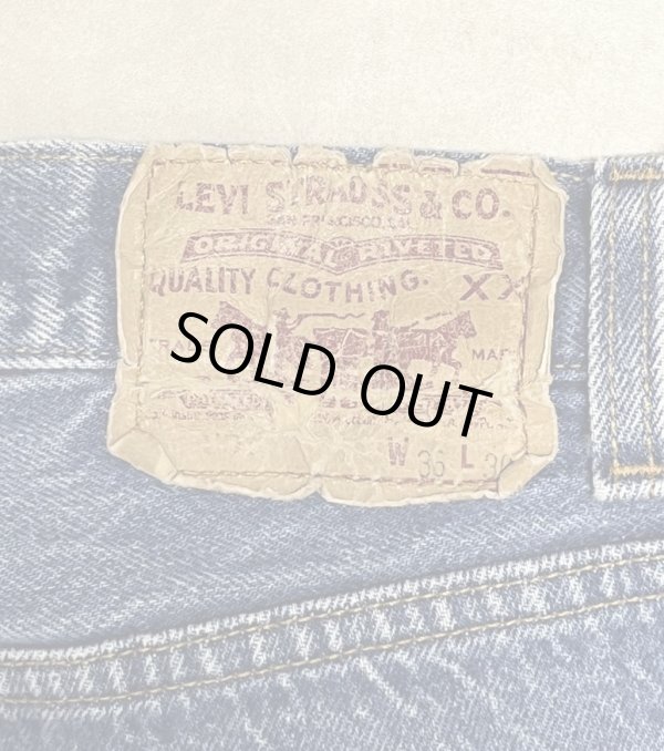 画像4: 90'S LEVIS 501 デニム インディゴ W36L30 USA製 (VINTAGE)