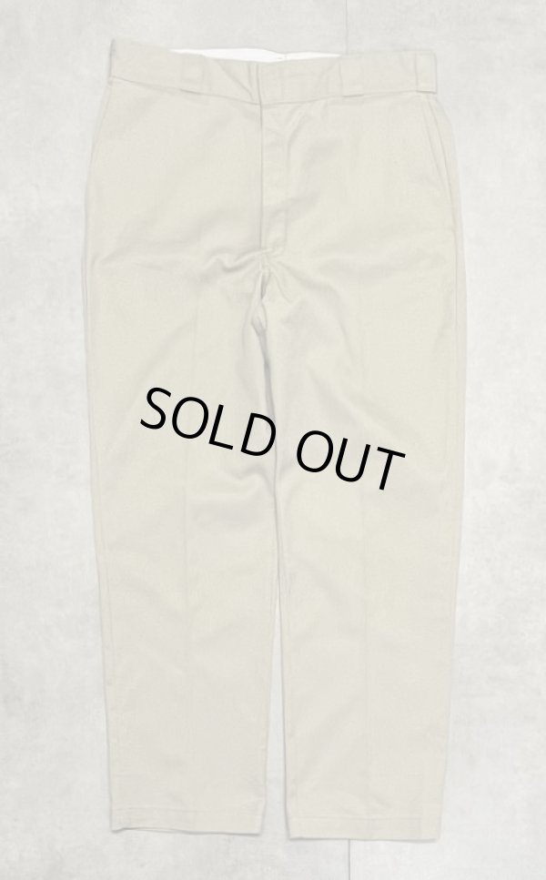 画像3: 80'S DICKIES 874 チビタグ ワークパンツ ベージュ W36L32 USA製 (VINTAGE)