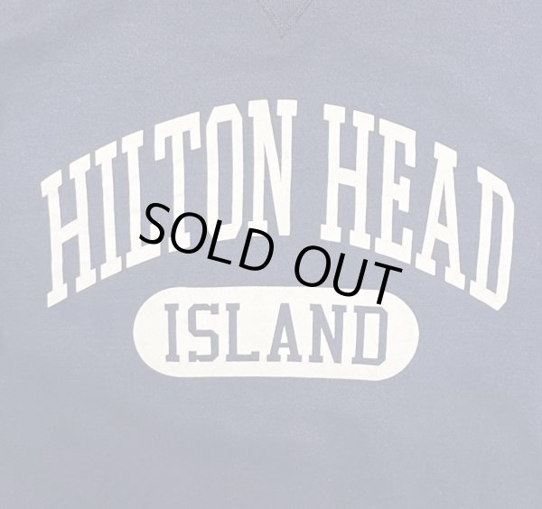 画像3: 90'S SOFFE "HILTON HEAD ISLAND" 前Vガゼット付き スウェットシャツ ネイビー (VINTAGE)