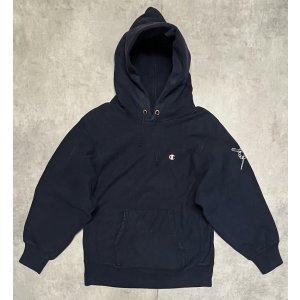 画像: 80'S CHAMPION トリコタグ リバースウィーブ パーカー ネイビー USA製 (VINTAGE)