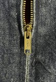 画像5: 80'S SPORTSMASTER 三角タグ 裏地チェック チンスト付き デニム ドリズラージャケット インディゴ USA製 (VINTAGE)