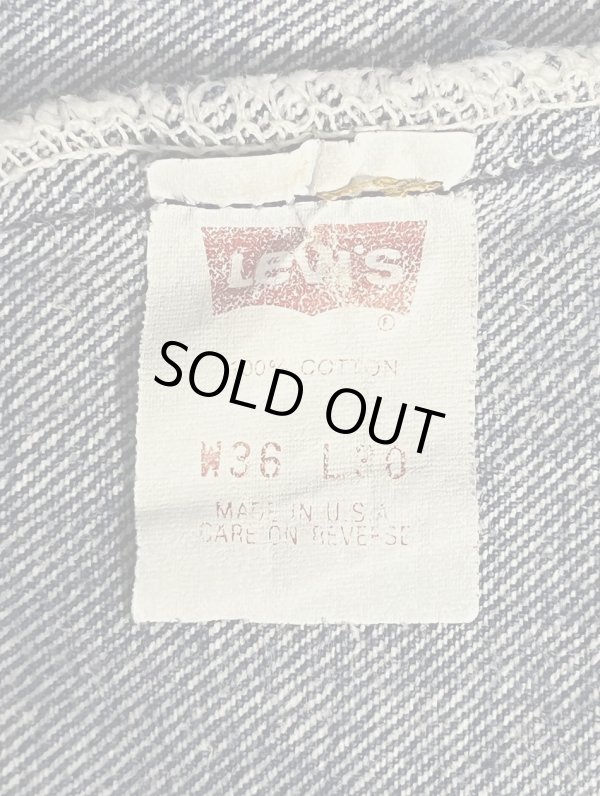 画像2: 90'S LEVIS 501 デニム インディゴ W36L30 USA製 (VINTAGE)