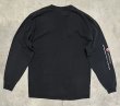 画像5: 90'S LEXIS NEXIS "MISSION POSSIBLE" 袖プリント 長袖 Tシャツ ブラック (VINTAGE)