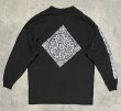 画像5: 90'S FASHION VICTIM 両面＋袖プリント 長袖 Tシャツ ブラック (VINTAGE)