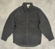 画像1: 90'S J.CREW 旧タグ フリースシャツ ダークグレー (VINTAGE)