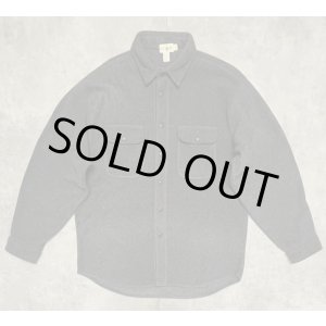 画像: 90'S J.CREW 旧タグ フリースシャツ ダークグレー (VINTAGE)