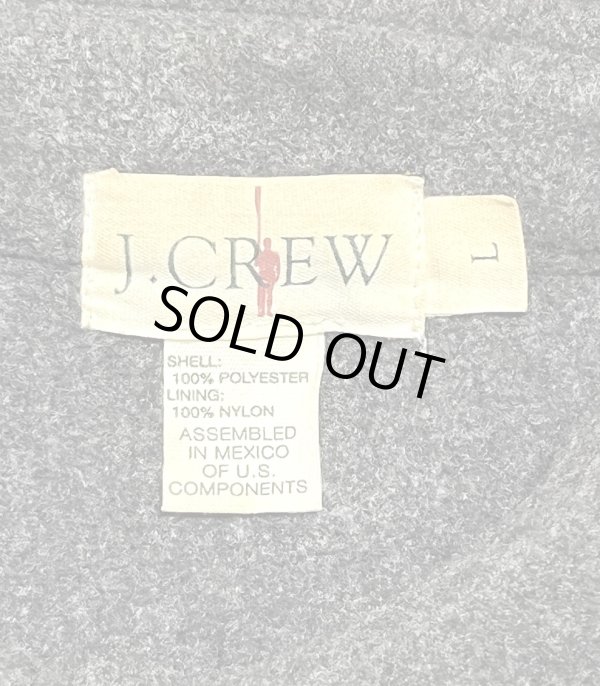 画像2: 90'S J.CREW 旧タグ フリースシャツ ダークグレー (VINTAGE)