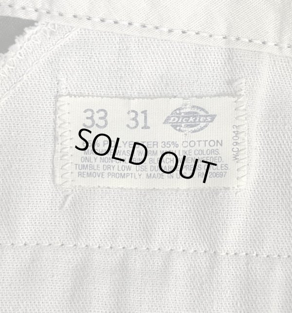 画像4: 80'S DICKIES 874 チビタグ ワークパンツ オリーブ W33L31 USA製 (VINTAGE)