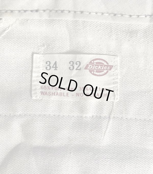 画像4: 70'S DICKIES 874 チビタグ ワークパンツ ネイビー TALONアルミジップ W34L32 USA製 (VINTAGE)