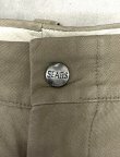 画像3: 60'S SEARS "MOUNTAIN CLOTH" トップスナップボタン チノパンツ GRIPPER ZIPPERジップ USA製 (VINTAGE)