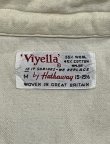 画像2: 60'S HATHAWAY "VIYELLA" ウール/コットン オープンカラーシャツ 生成り イギリス製 (VINTAGE)