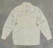 画像1: 60'S HATHAWAY "VIYELLA" ウール/コットン オープンカラーシャツ 生成り イギリス製 (VINTAGE)