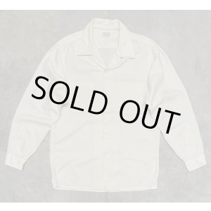 画像: 60'S HATHAWAY "VIYELLA" ウール/コットン オープンカラーシャツ 生成り イギリス製 (VINTAGE)