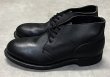 画像2: 90'S アメリカ軍 US NAVY "ADDISON SHOE CO製" スチールトゥ レザー チャッカブーツ ブラック (DEADSTOCK)
