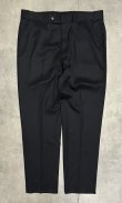 画像1: BROOKS BROTHERS "MADISON" ノータック ウールパンツ ダークネイビー (VINTAGE)