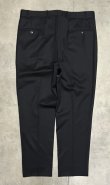 画像3: BROOKS BROTHERS "MADISON" ノータック ウールパンツ ダークネイビー (VINTAGE)