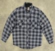 画像1: 90'S OUTDOOR EXCHANGE 裏地キルティング フランネルシャツ チェック柄 (VINTAGE)