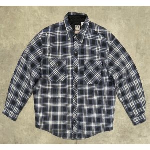 画像: 90'S OUTDOOR EXCHANGE 裏地キルティング フランネルシャツ チェック柄 (VINTAGE)