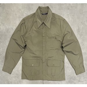 画像: 70'S RALPH LAUREN "大文字タグ" ポプリン フルジップジャケット カーキ (VINTAGE)