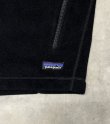 画像3: PATAGONIA "SYNCHILLA" 裾ロゴ フルジップ フリースベスト ブラック (MINT CONDITION)