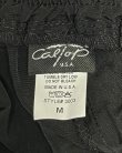 画像2: CAL TOP ウエストドローコード付き イージーパンツ ブラック USA製 (NEW)