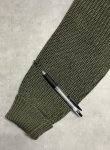 画像4: 40'S アメリカ軍 US NAVY ウール モックネック デッキセーター オリーブ (VINTAGE) 