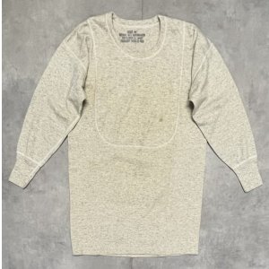 画像: 40'S アメリカ軍 US NAVY ウール/コットン アンダーシャツ オートミールヘザー (VINTAGE)