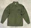 画像1: 60'S アメリカ軍 US ARMY OG107 コットンサテン ユーティリティシャツ (VINTAGE)