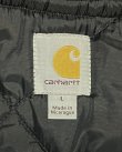 画像2: CARHARTT 裏地キルティング ダックベスト ブラック (DEADSTOCK)