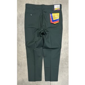 画像: 70'S BIG YANK "MAGIC-TWILL" ワークパンツ 42TALONジップ グリーン USA製 (DEADSTOCK)