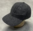 画像1: 90'S J.CREW 旧タグ ウール ベースボールキャップ ダークグレー USA製 (VINTAGE)