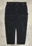画像1: CARHARTT ダブルニー ダック ペインターパンツ ブラック USA製 (VINTAGE)