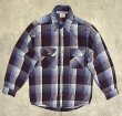 画像1: 90'S FIVE BROTHER ヘビーフランネル ワークシャツ チェック柄 USA製 (VINTAGE)
