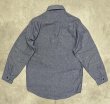 画像3: 70'S FIVE BROTHER コットン100% シャンブレーシャツ ブルー USA製 (VINTAGE)