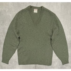 画像: 60'S McGREGOR Vネック モヘアセーター モスグリーン USA製 (VINTAGE) 